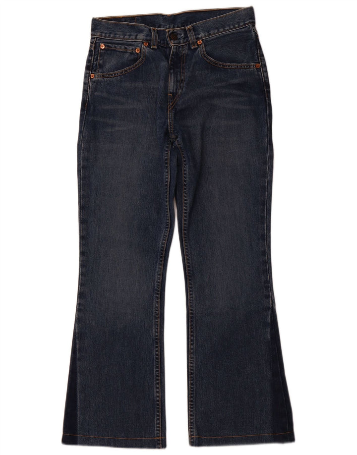 Calça jeans feminina LEVI'S 525 Bootcut W28 L28 azul algodão