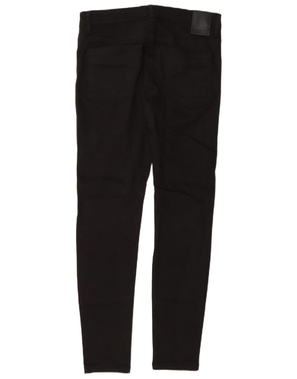 Zara Mens Skinny Jeans EU 40 Médio W31 L29 Algodão Preto