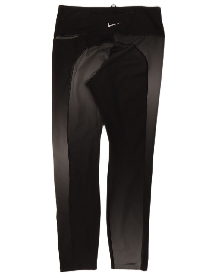 Leggings Nike Dri Fit Crop Femininas UK 12 Médio Preto Poliéster
