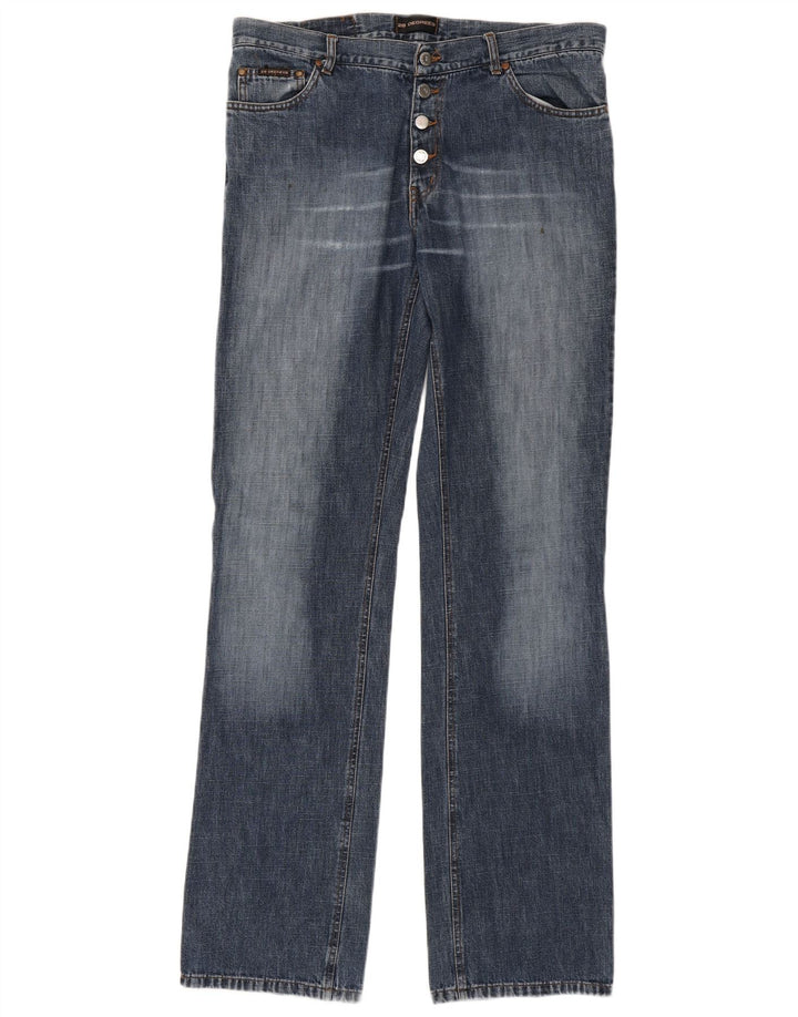 Jeans retos masculinos VINTAGE W33 L37 algodão azul