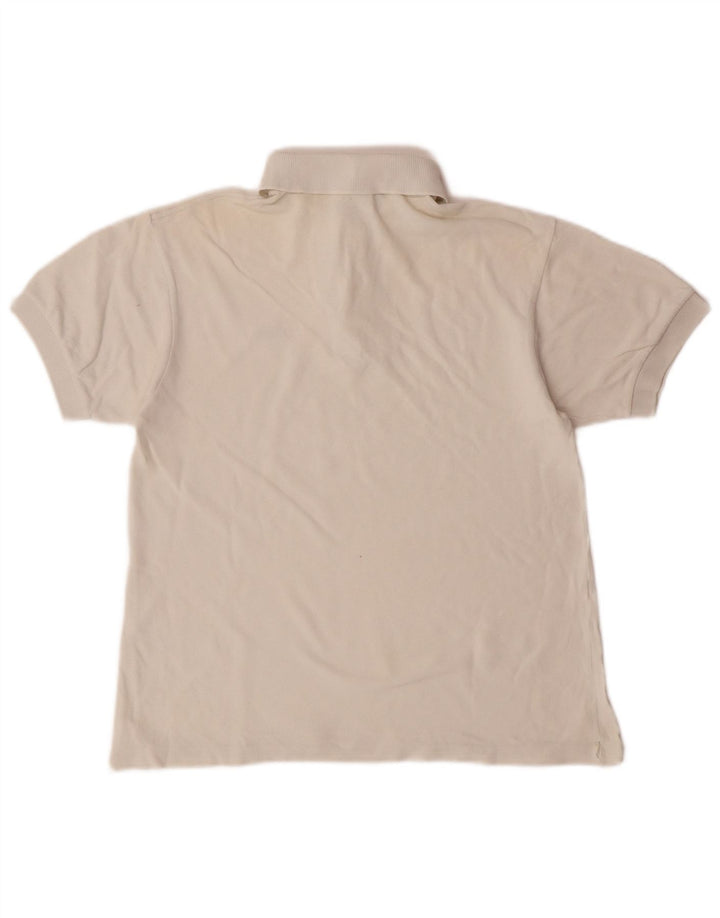 Polo Lacoste Menino 13-14 Anos Branco Algodão