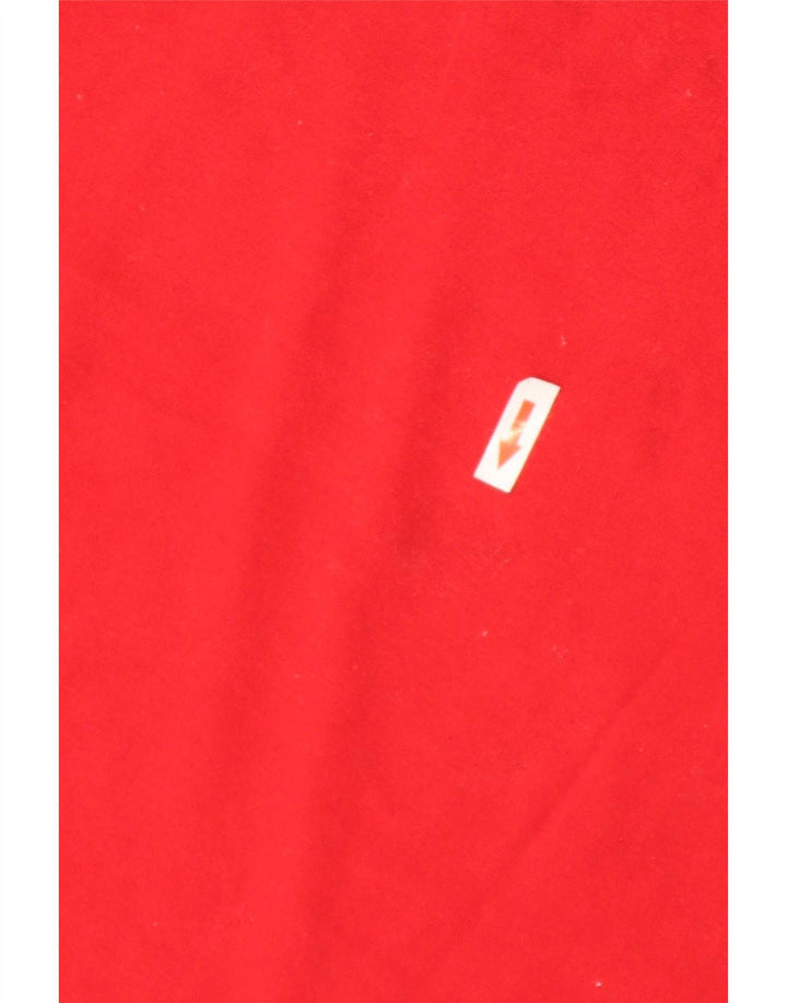 Adidas Mens Graphic T-Shirt Top Médio Algodão Vermelho