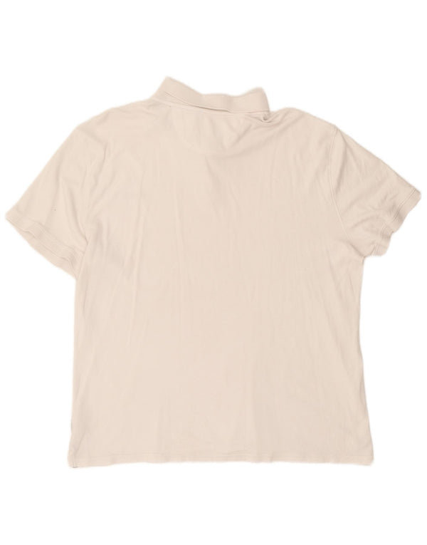 Camisa polo masculina Calvin Klein 2XL algodão branco