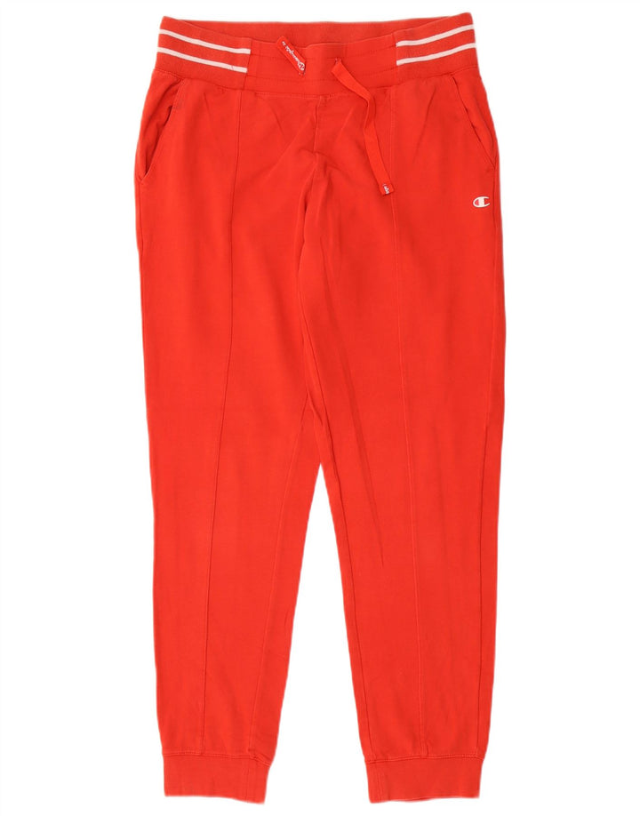 Calça de treino feminina Champion Joggers UK 14 grande vermelho