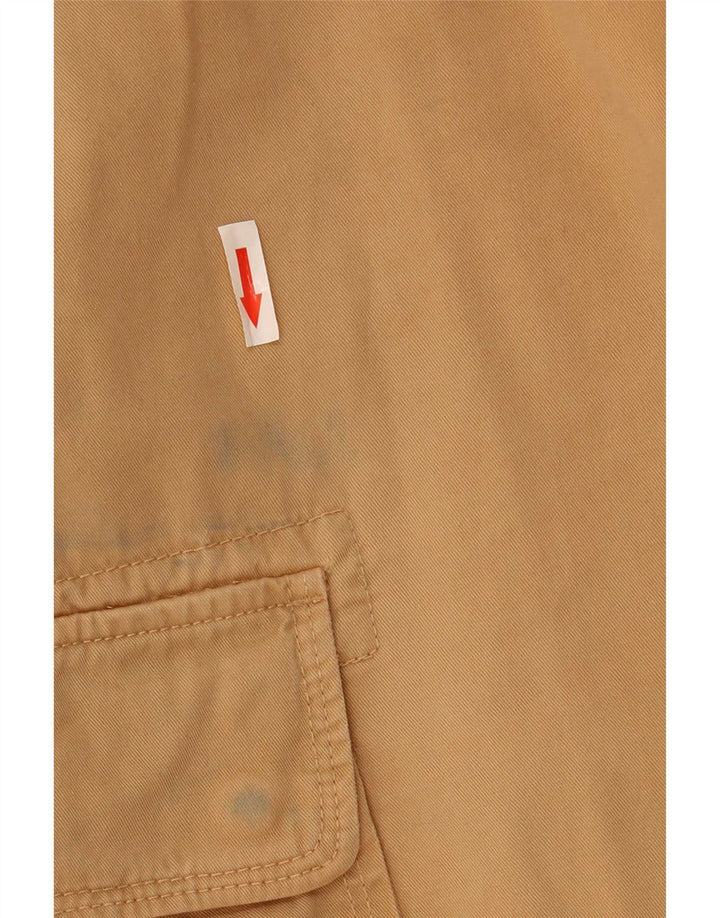 Shorts cargo masculino Gant W36 grande algodão bege