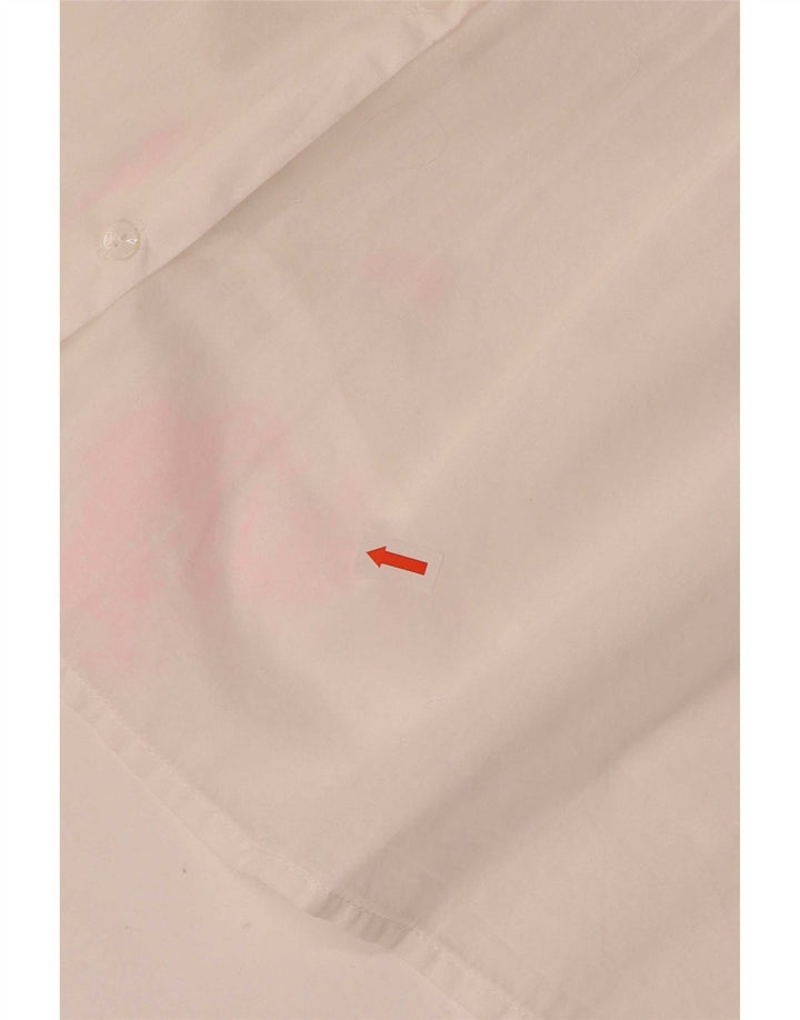 Blusa feminina sem mangas Tommy Hilfiger EUA 6 algodão branco médio