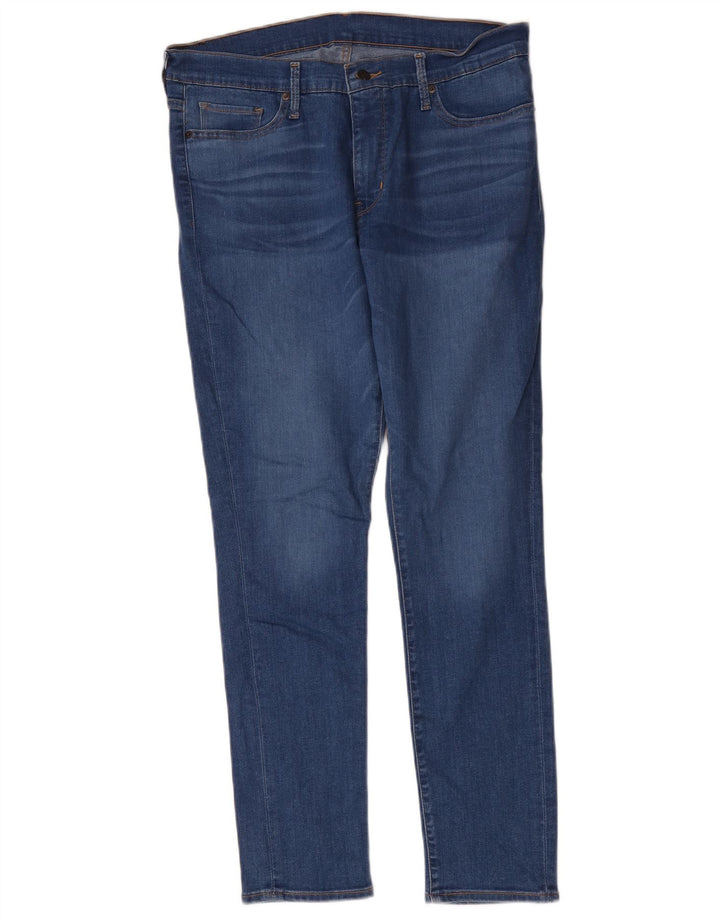 Calça Jeans Slim Feminina Levi's W32 L30 Azul Algodão