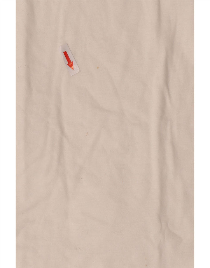 Camiseta gráfica feminina vintage Top IT 44 algodão branco médio