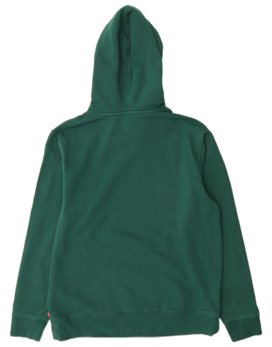Suéter com capuz gráfico padrão masculino Levi's verde médio