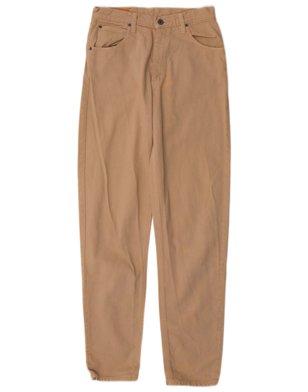 Edwin Mens Straight Casual Trousers W30 L34 Beige Cotton