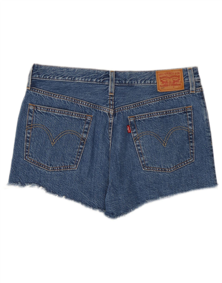 Shorts jeans feminino 501 da Levi's W31 algodão azul médio