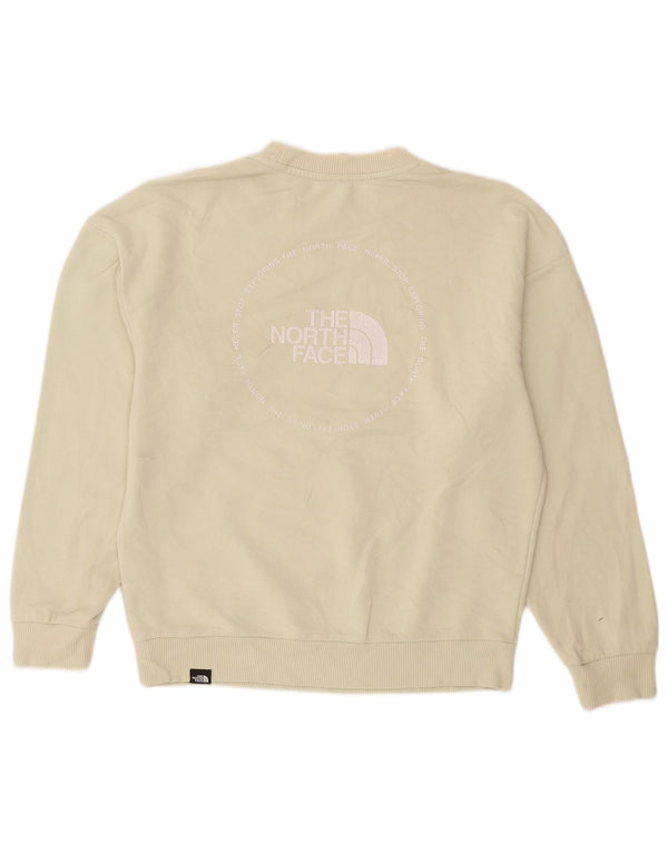 Suéter feminino The North Face UK 14 médio off white algodão
