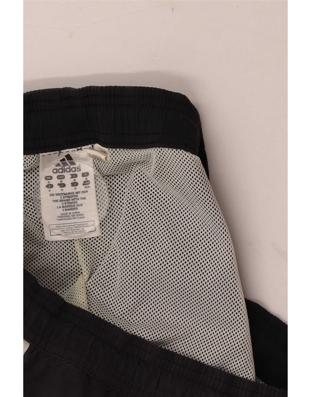 Adidas Mens Swimwear Médio Algodão Preto