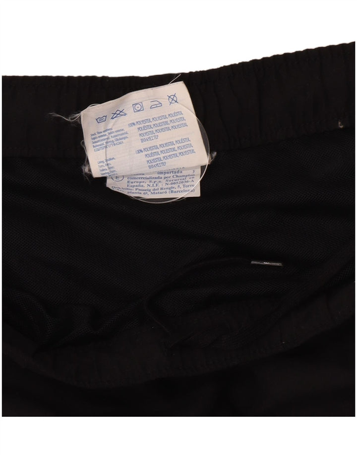 Shorts esportivos masculinos Champion grande poliéster preto