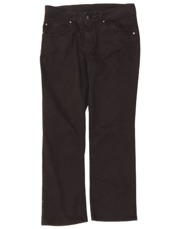 Calça feminina casual reta MUSTANG W32 L30 algodão preto