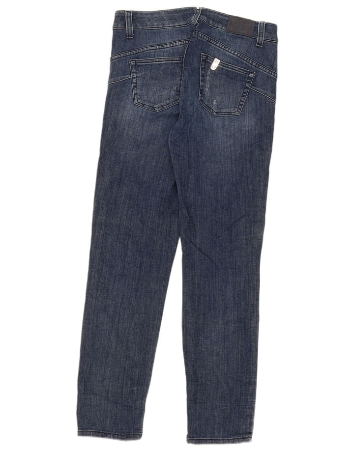 Liu Jo Jeans feminino slim desgastado W28 L27 azul