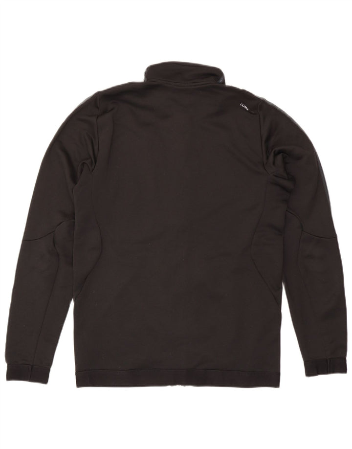 Jaqueta Adidas Mens Climalite Treino Top Pequeno Poliéster Preto Halloween