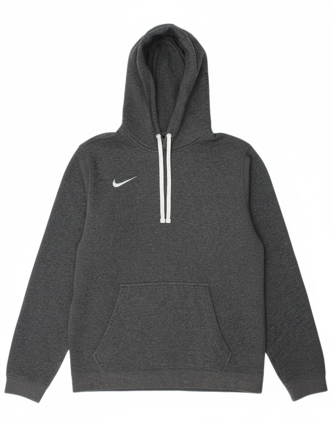 NIKE Mens Hoodie Jumper Médio Cinza Algodão