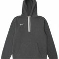 NIKE Mens Hoodie Jumper Médio Cinza Algodão