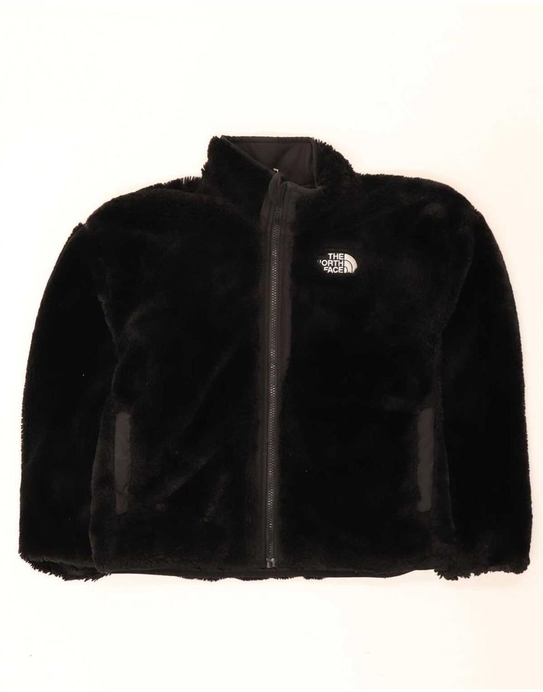 Casaco acolchoado reversível The North Face Girls 11-12 anos grande preto