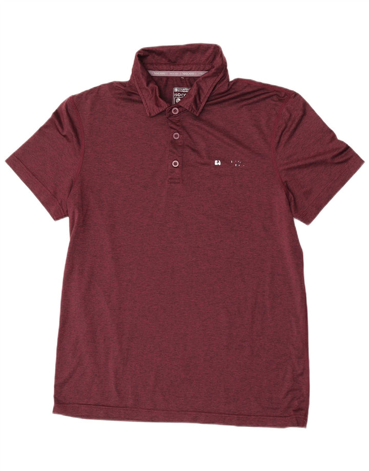 Camisa polo masculina Mountain Warehouse médio marrom