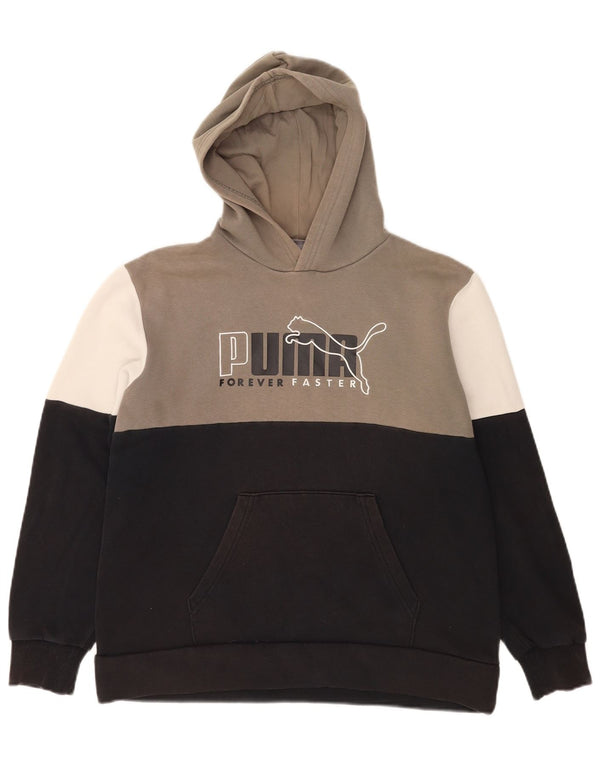Jumper com capuz gráfico Puma Boys 15-16 anos Multicolorido Colorblock