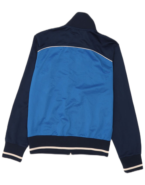 Diadora Mens Tracksuit Top Jacket UK 34 XS Azul Marinho Colourblock Poliéster