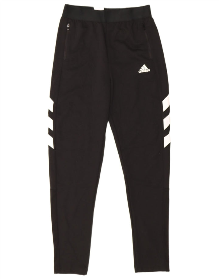 Calças de treino Adidas meninos 13-14 anos preto poliéster