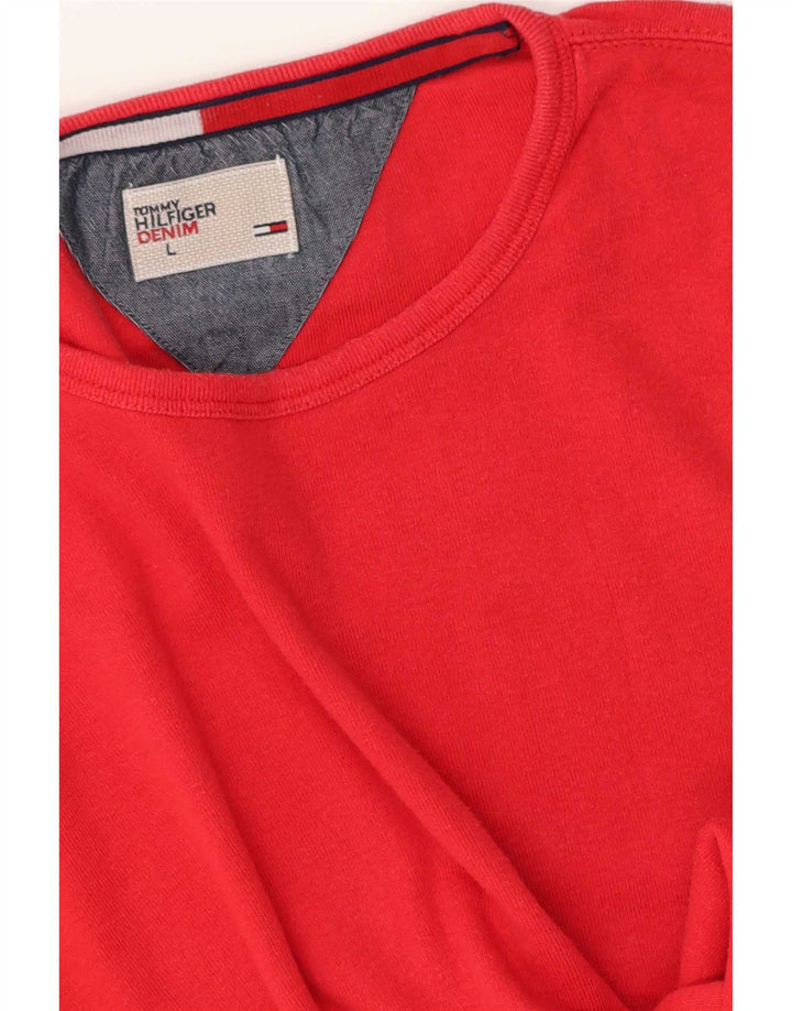 Tommy Hilfiger Camiseta masculina grande vermelha