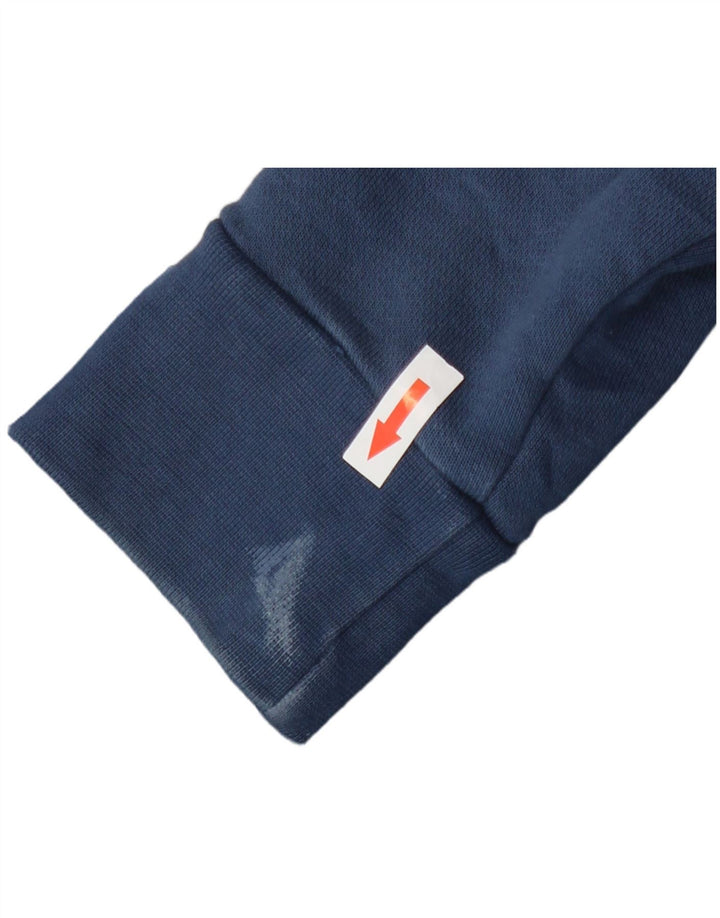 Adidas meninos moletom gráfico jumper 13-14 anos azul algodão