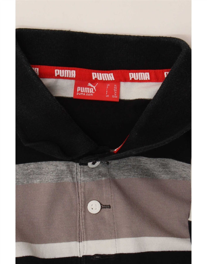 Pólo Puma Menino 13-14 Anos Listrado Multicolorido