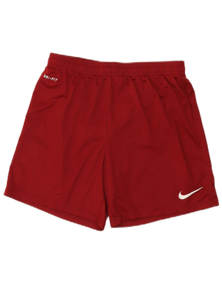 NIKE Masculino Dri Fit Sport Shorts Médio Borgonha Poliéster