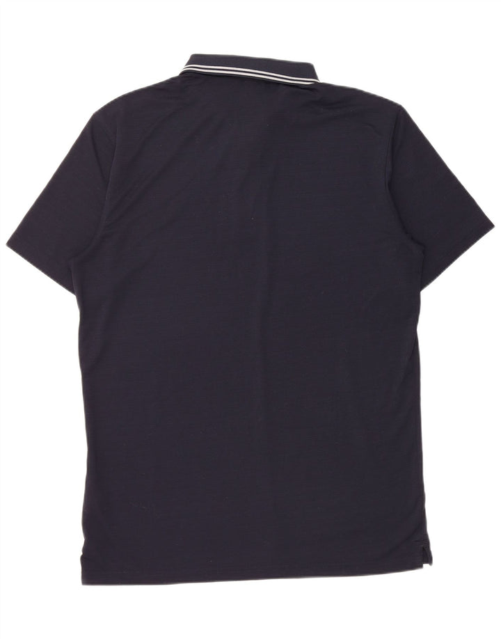 Camisa polo masculina Calvin Klein média azul marinho poliéster