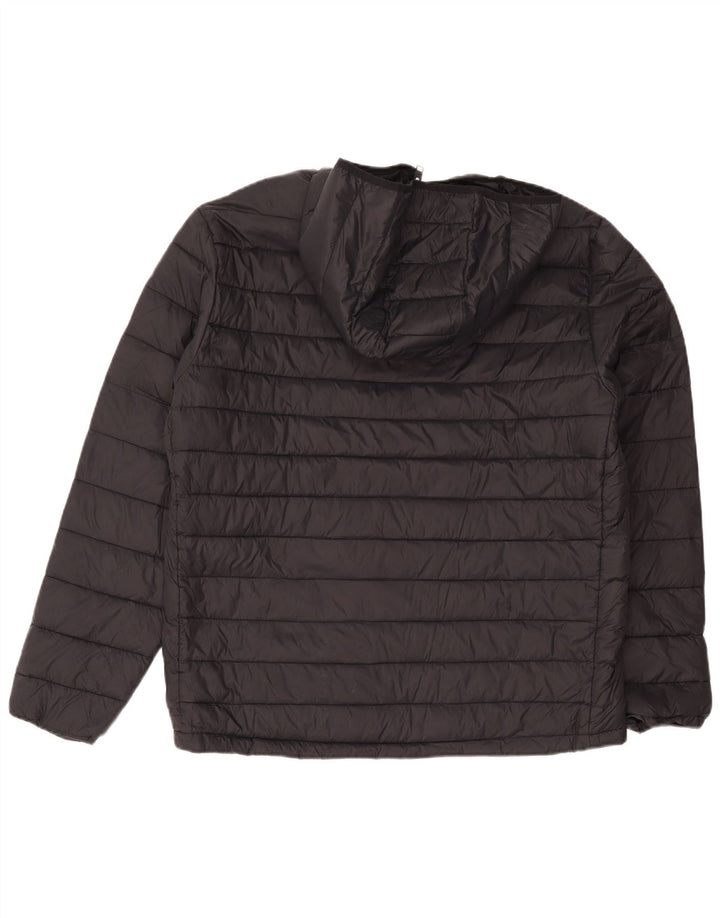 Jaqueta masculina acolchoada com capuz Jack & Jones UK 42 XL preta