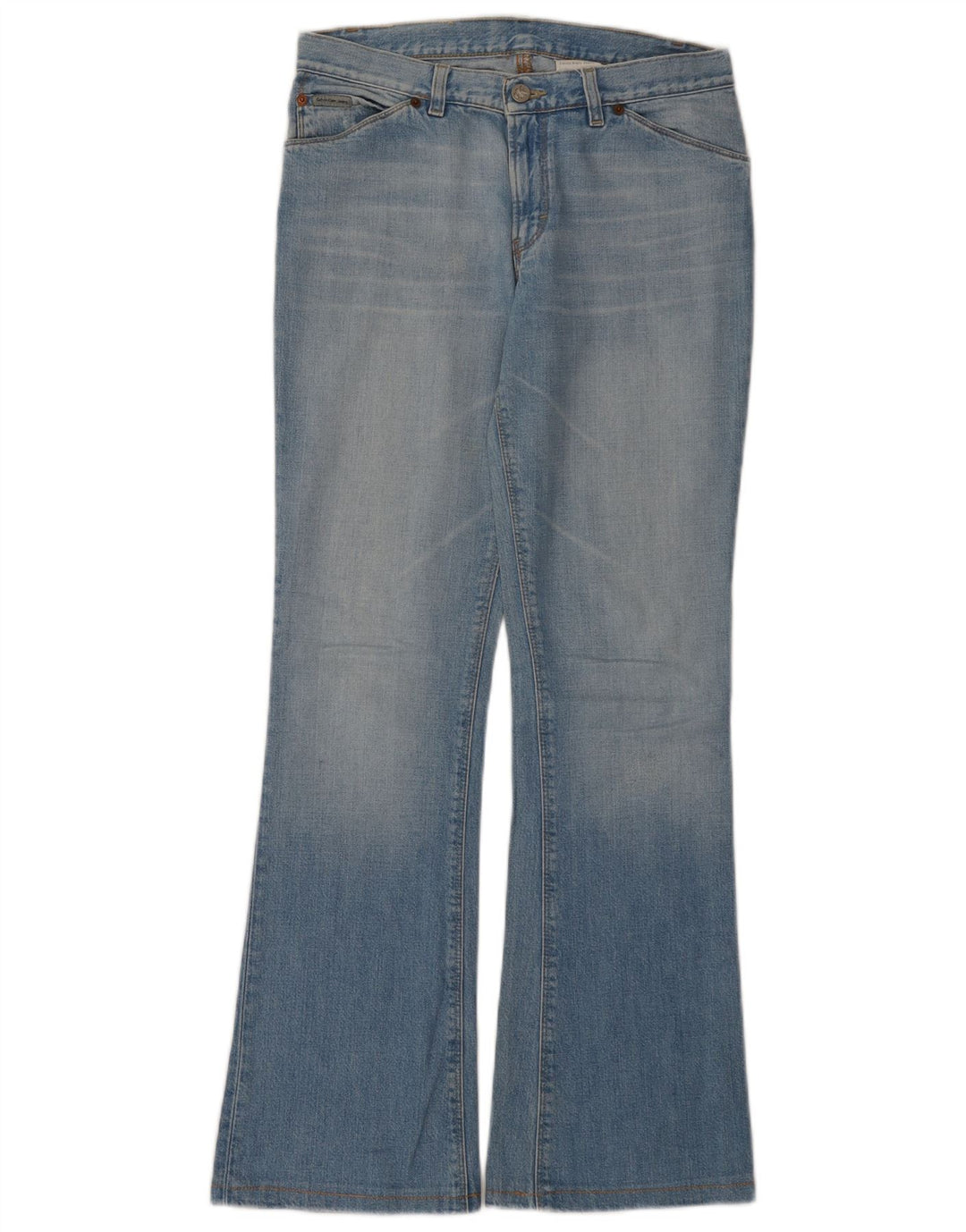 Calça Jeans Bootcut Feminina CALVIN KLEIN W28 L30 Azul Algodão