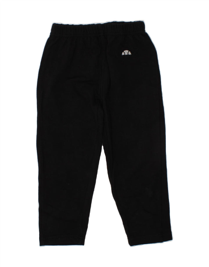 ELLESSE Girls Tracksuit Trousers 3-4 Years Black Cotton Vintage Ellesse and Second-Hand Ellesse from Messina Hembry 