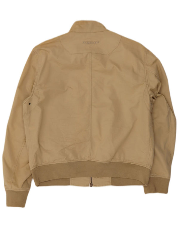 Jaqueta bomber masculina Jeckerson UK 42 XL algodão bege