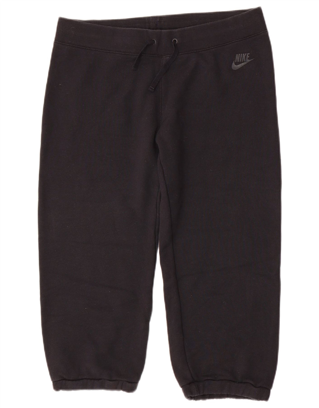 Calça de treino feminina Nike Joggers UK 14 médio preto algodão