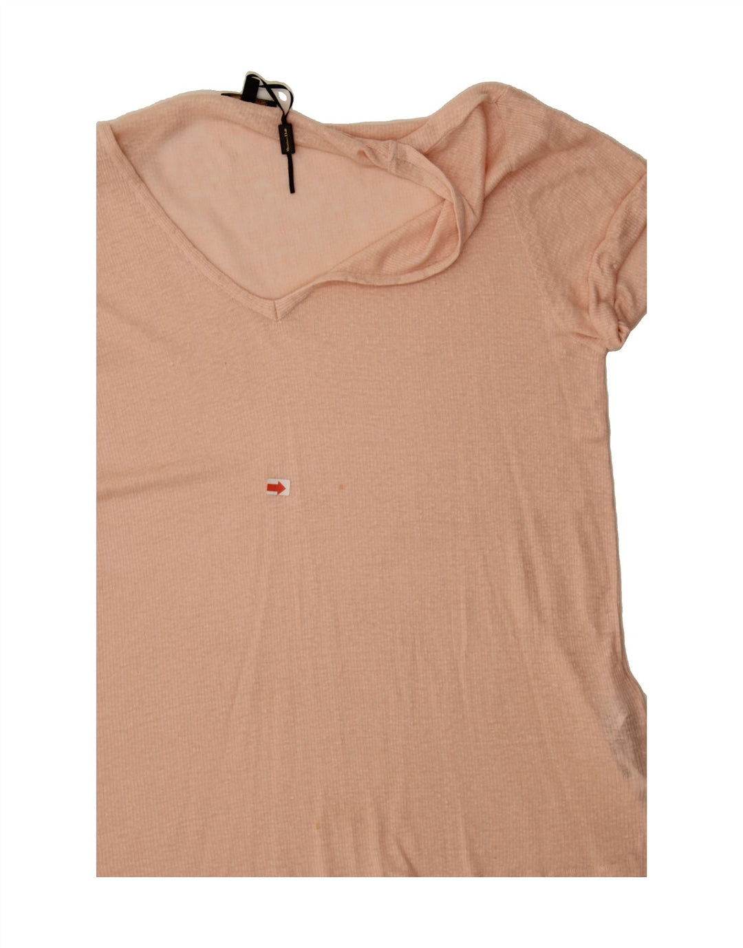 MASSIMO DUTTI Womens T-Shirt Top UK 18 XL Pink Cotton Vintage Massimo Dutti and Second-Hand Massimo Dutti from Messina Hembry 