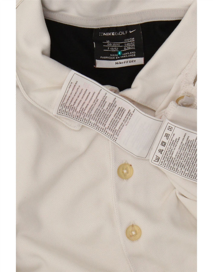 Camisa polo masculina Nike UK 38/41 médio branco colorblock poliéster