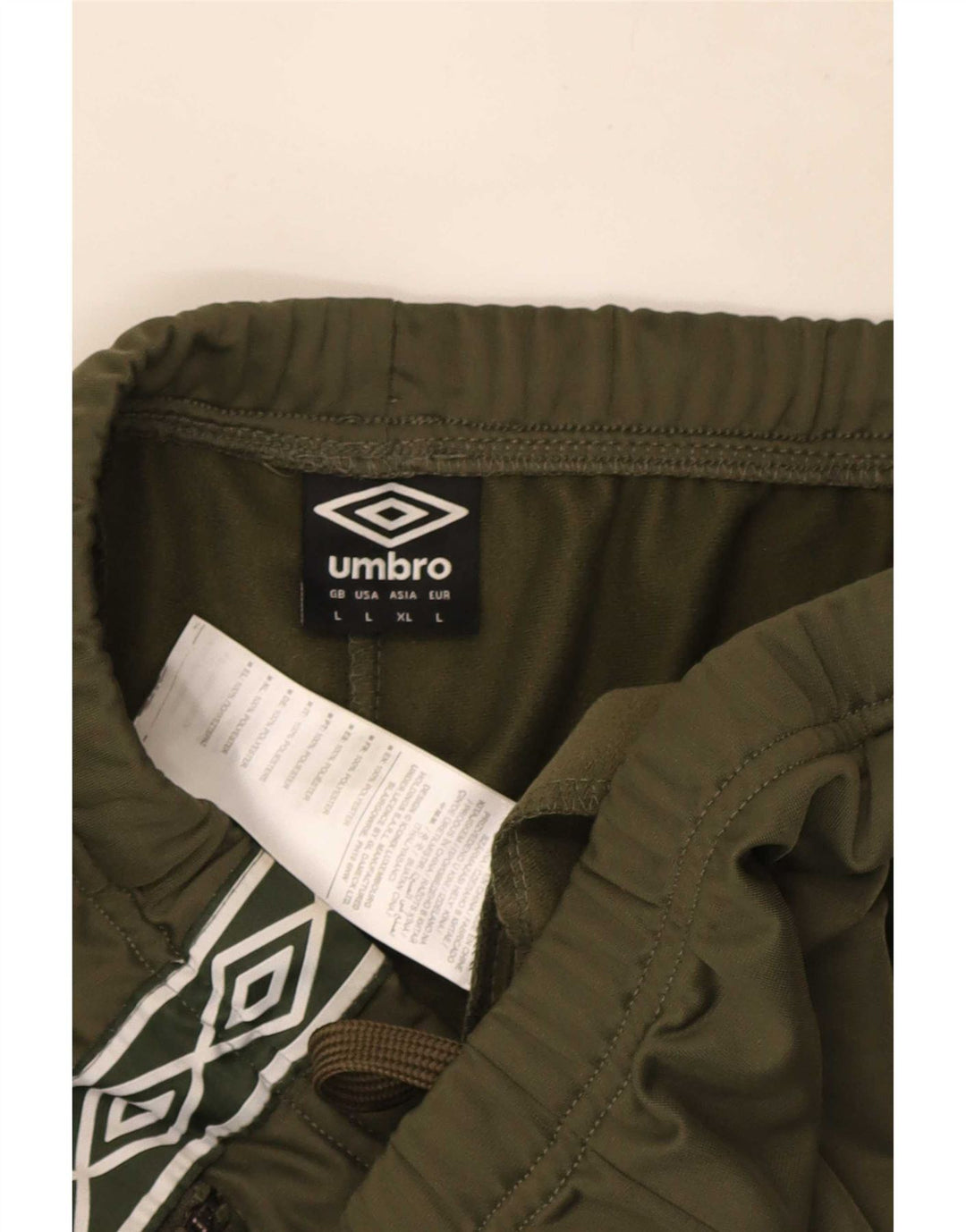 Umbro Mens Graphic Sport Shorts Grande Poliéster Cáqui