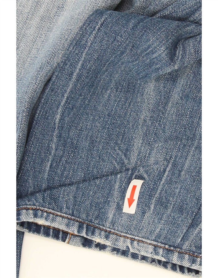 Calça jeans reta masculina Armani W34 L30 azul