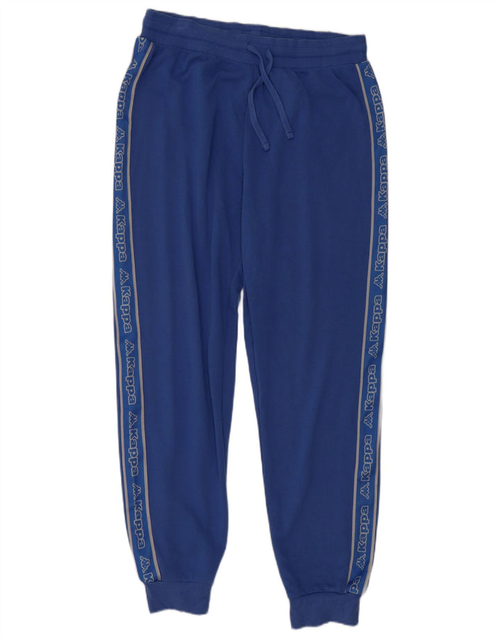 Calça de treino masculina Kappa Graphic Joggers azul médio