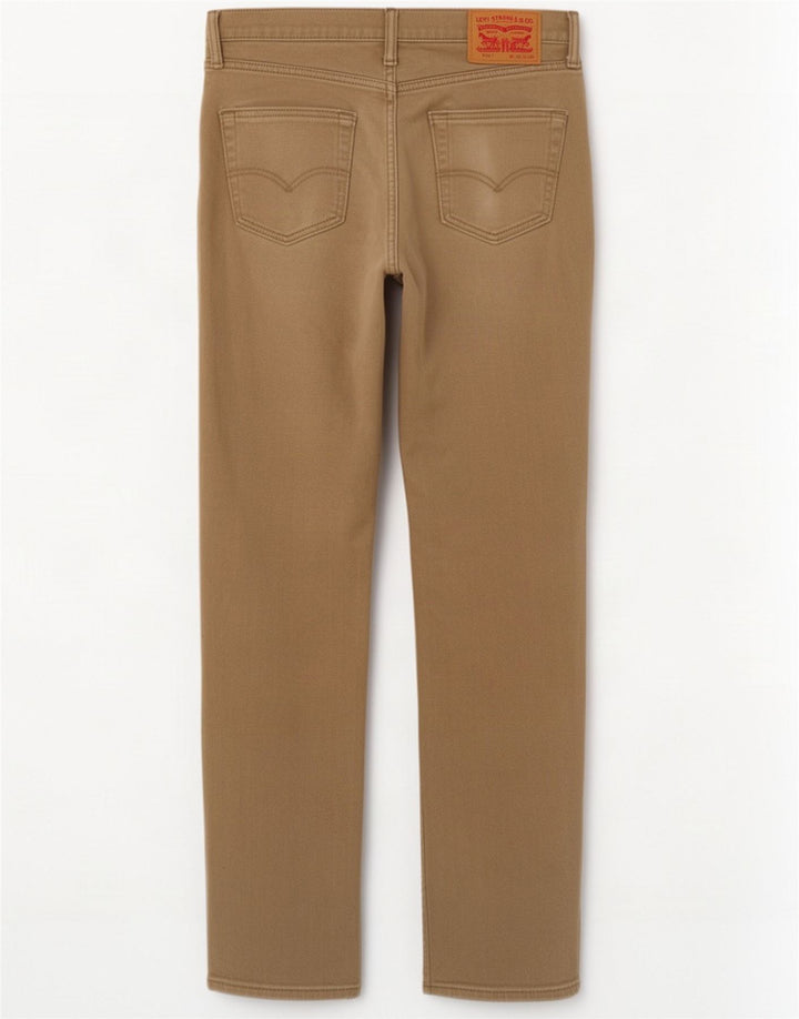 Levi's Mens 511 Slim Jeans W30 L32 Bege Algodão