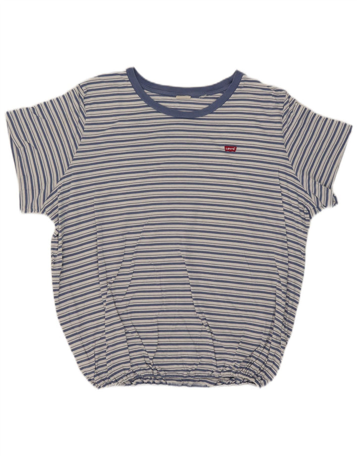Camiseta masculina Levi's Top 3XL listrada azul