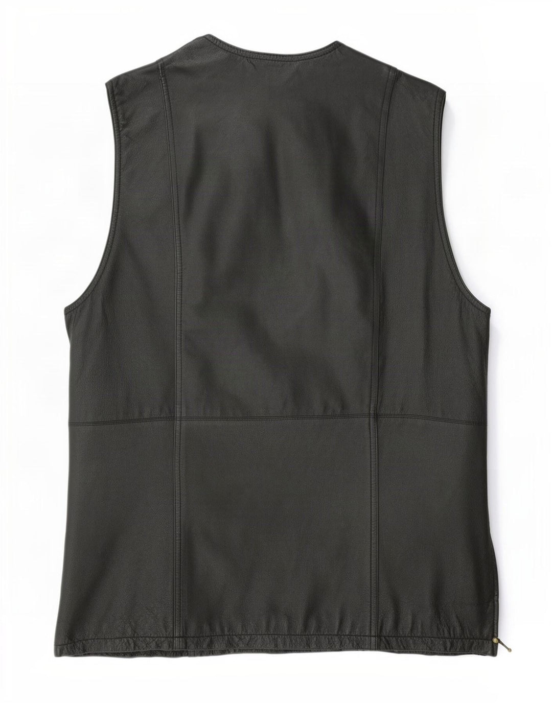 Colete feminino Canda By C&A de couro UK 20 2XL preto