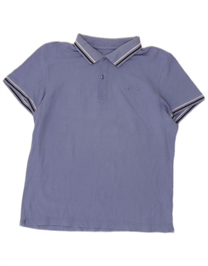 Camisa polo masculina Lotto médio roxo