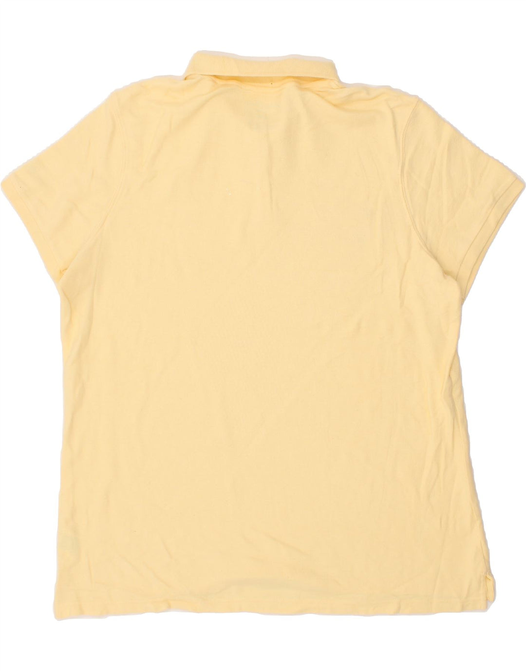 EDDIE BAUER Womens Polo Shirt UK 20 2XL Beige Cotton Vintage Eddie Bauer and Second-Hand Eddie Bauer from Messina Hembry 