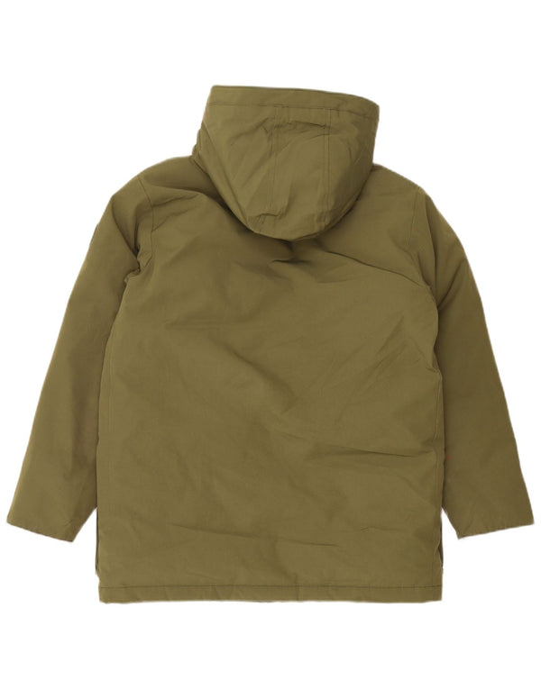 Casaco Parka com Capuz Gap Boys 13-14 Anos Poliéster Cáqui