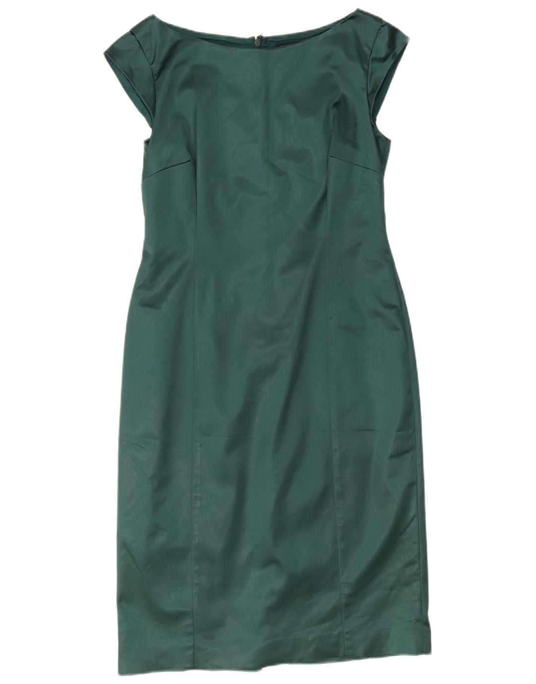 Vestido bainha feminino Coast UK 16 grande acetato verde